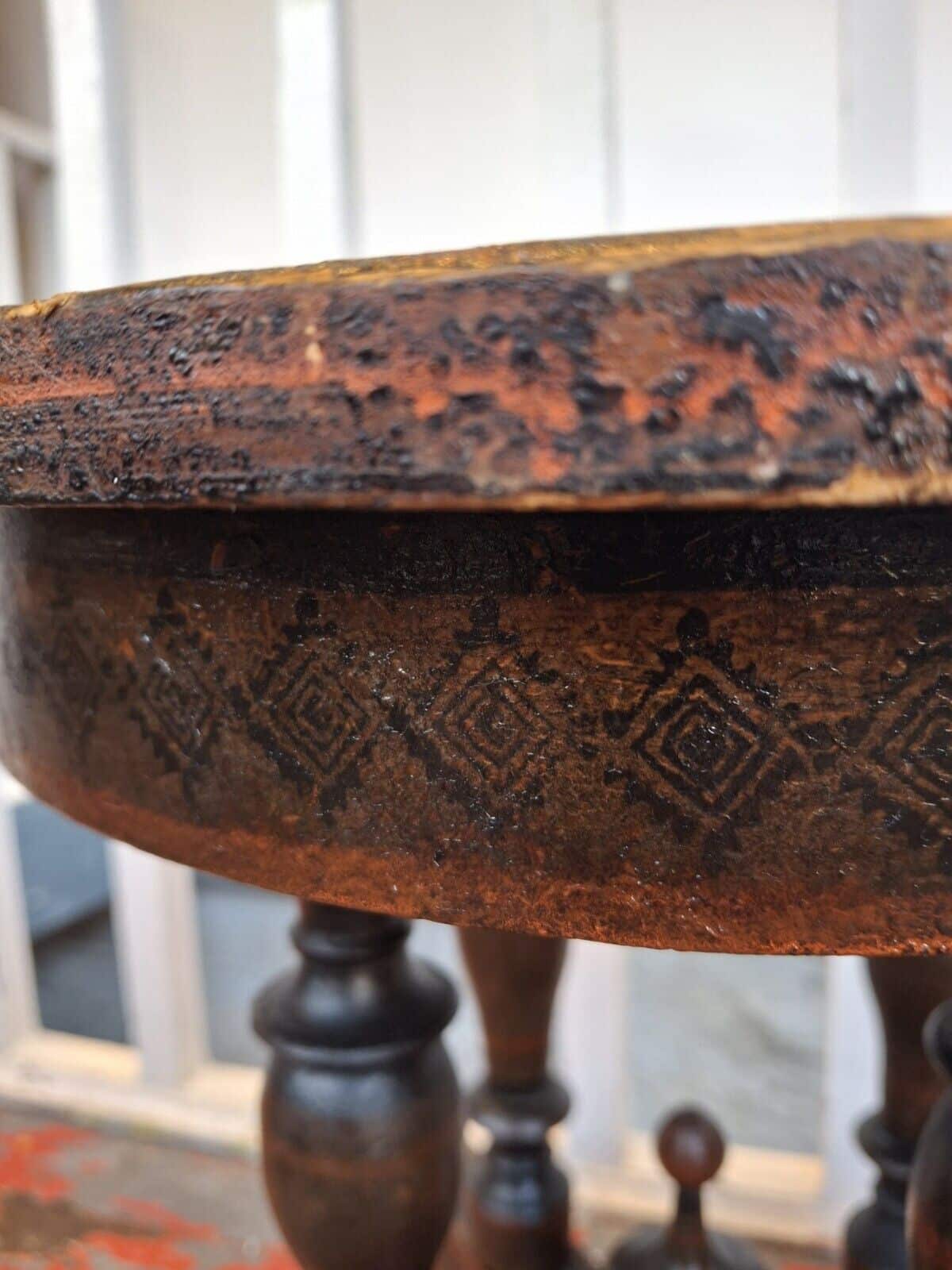 Late 19th Century Anglo Indian Painted Side/Occasional Table. Antique/Vintage