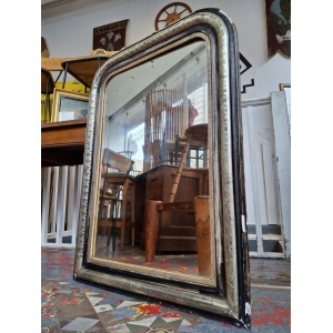 Late 19th Century Gilt Frame French Louis Philippe Wall Mirror. Antique/Vintage