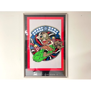 Little Island Brewing Company, ‘Stars and Bars’ Promotional Poster