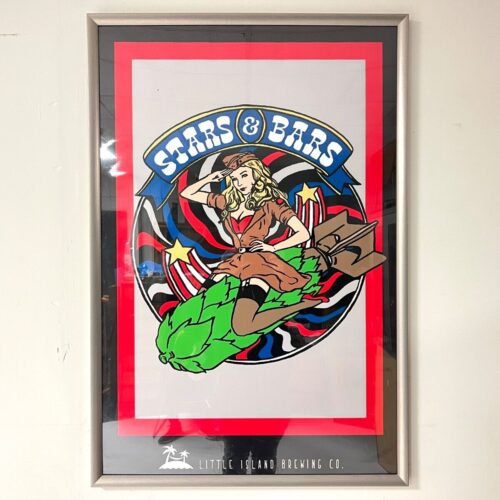 Little Island Brewing Company, ‘Stars and Bars’ Promotional Poster