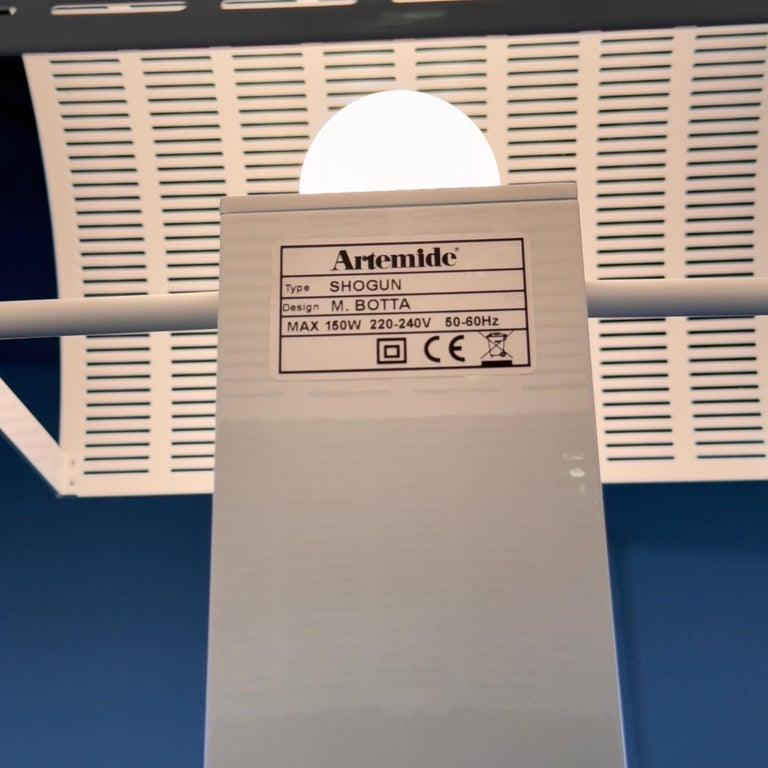 Mario Botta 'Shogun' Table Lamp for Artemide, Italy, 1986