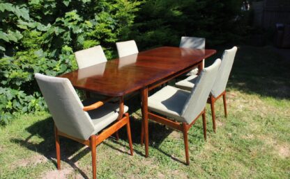 Archie Shine Rosewood Dining Suite - Image 5