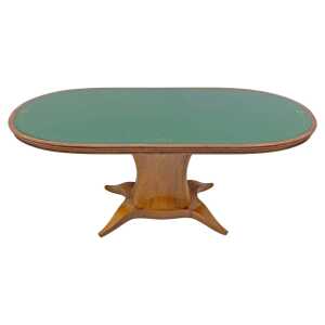 Mid-century Modern Italian Elm Root Oval Dining Table, 1950s