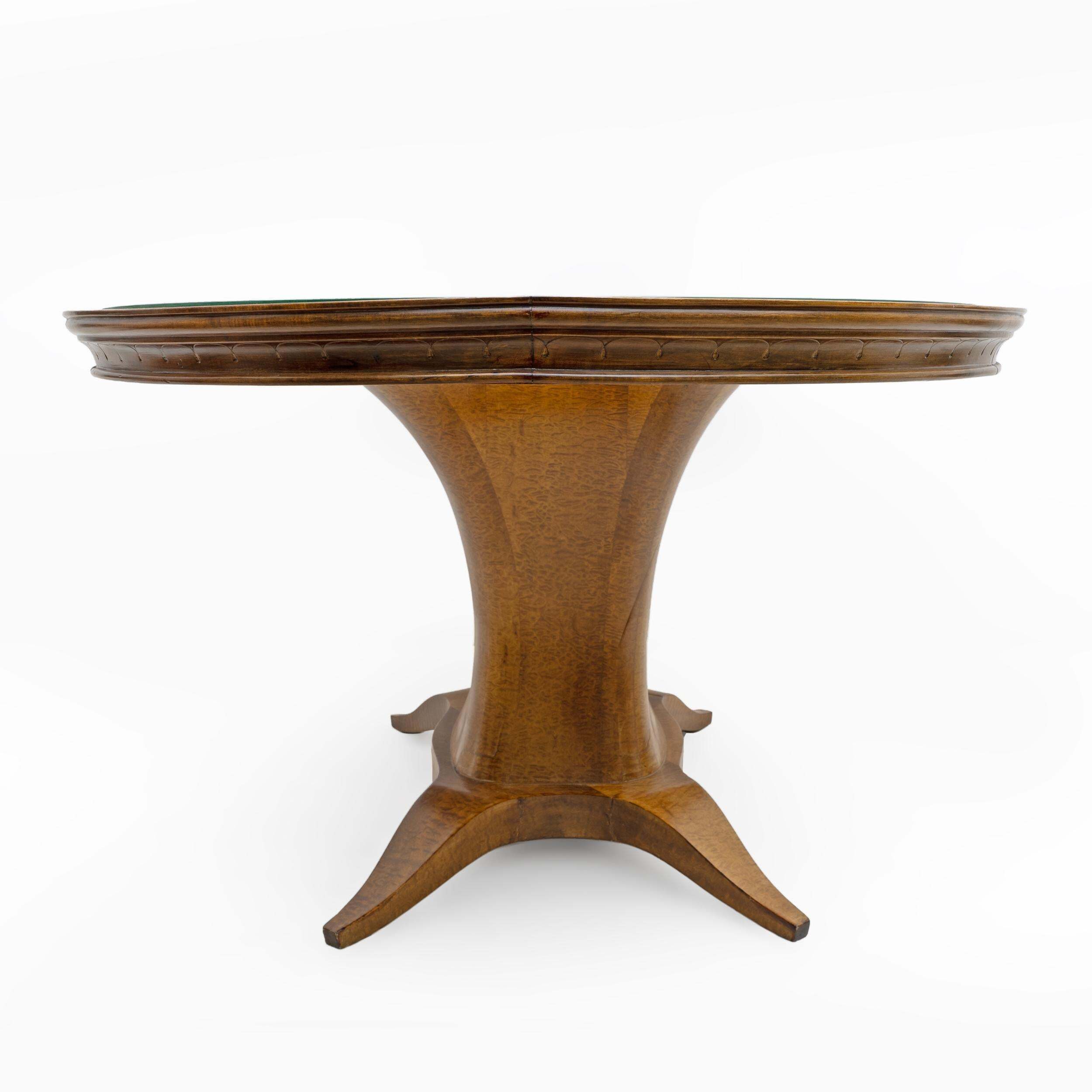 Mid-century Modern Italian Elm Root Oval Dining Table, 1950s