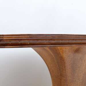 Mid-century Modern Italian Elm Root Oval Dining Table, 1950s