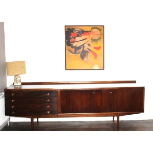 Archie Shine Rosewood Dining Suite