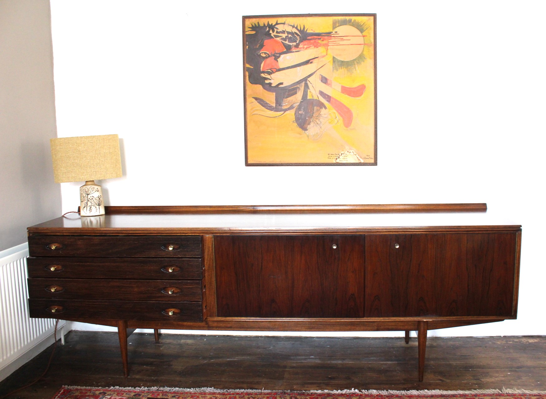 Archie Shine Rosewood Dining Suite