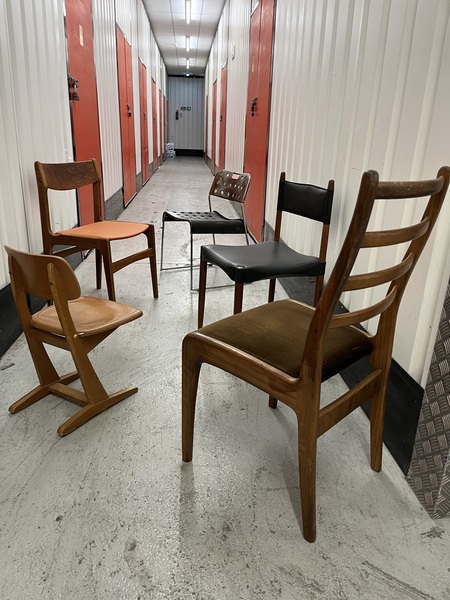 Midcentury/ Designer Chairs Available To Mismatch