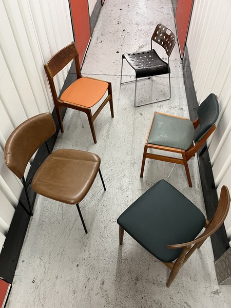 Midcentury/ Designer Chairs Available To Mismatch