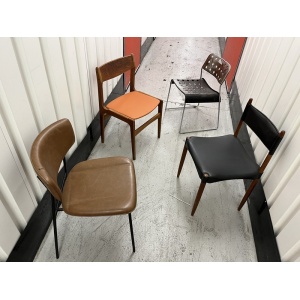 Midcentury/ Designer Chairs Available To Mismatch
