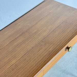 Minimalist Walnut Console Table Attributed to Gio Ponti, 1950s
