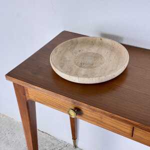 Minimalist Walnut Console Table Attributed to Gio Ponti, 1950s