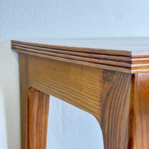Minimalist Walnut Console Table Attributed to Gio Ponti, 1950s