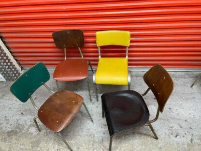 Mismatched Industrial Chairs Esavian / Danish