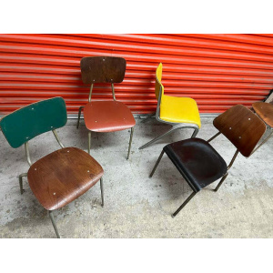Mismatched Industrial Chairs Esavian / Danish