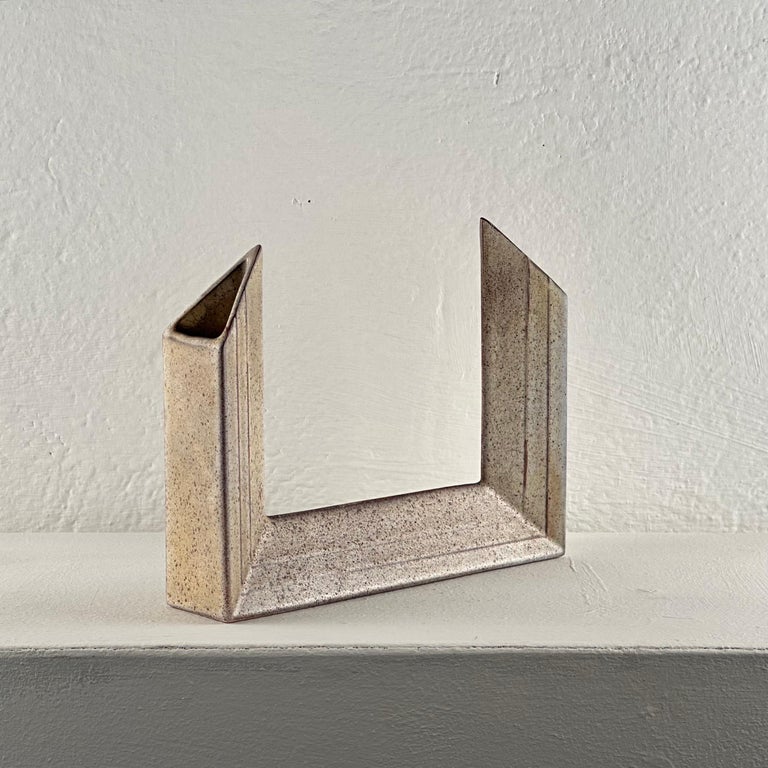 Modern Ceramic Industrial Vase by Alessio Tasca, 1970s
