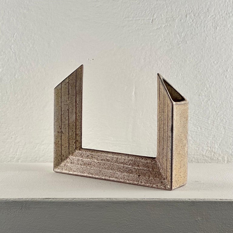 Modern Ceramic Industrial Vase by Alessio Tasca, 1970s
