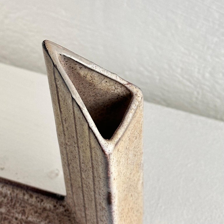 Modern Ceramic Industrial Vase by Alessio Tasca, 1970s