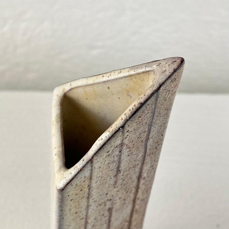 Modern Ceramic Industrial Vase by Alessio Tasca, 1970s