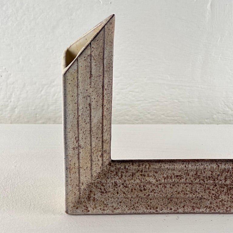 Modern Ceramic Industrial Vase by Alessio Tasca, 1970s