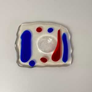 Murano Glass Catchall by Luigi Serafini for Memphis Extra, 1980s