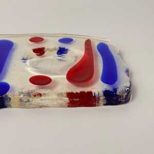 Murano Glass Catchall by Luigi Serafini for Memphis Extra, 1980s