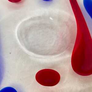Murano Glass Catchall by Luigi Serafini for Memphis Extra, 1980s