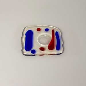 Murano Glass Catchall by Luigi Serafini for Memphis Extra, 1980s