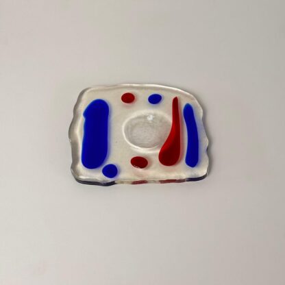Murano Glass Catchall by Luigi Serafini for Memphis Extra, 1980s
