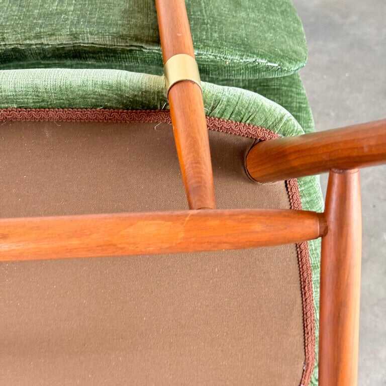 Natural Beech Armchairs in the Style of Alf Svensson, Contemporary, Italy