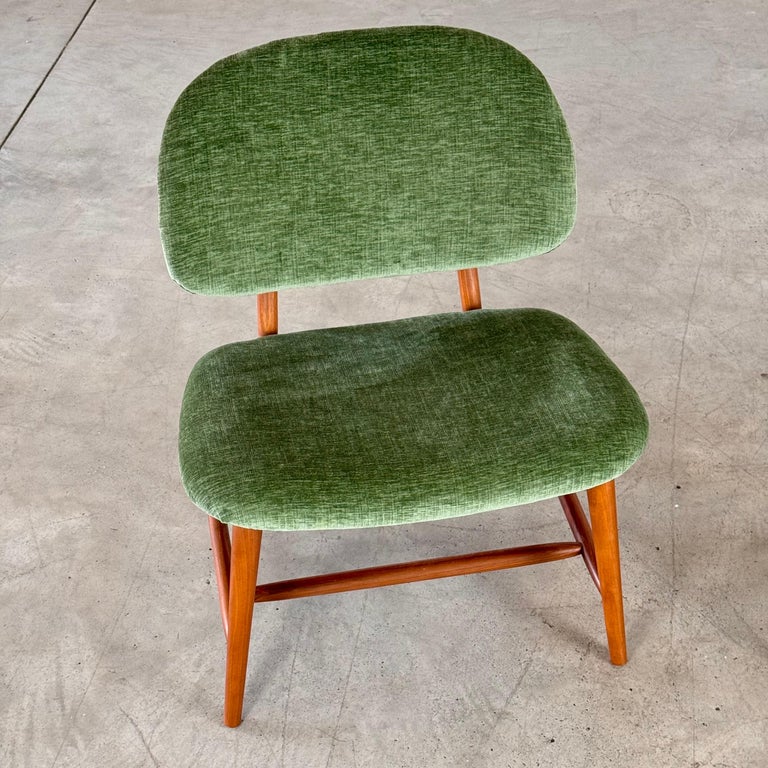 Natural Beech Armchairs in the Style of Alf Svensson, Contemporary, Italy