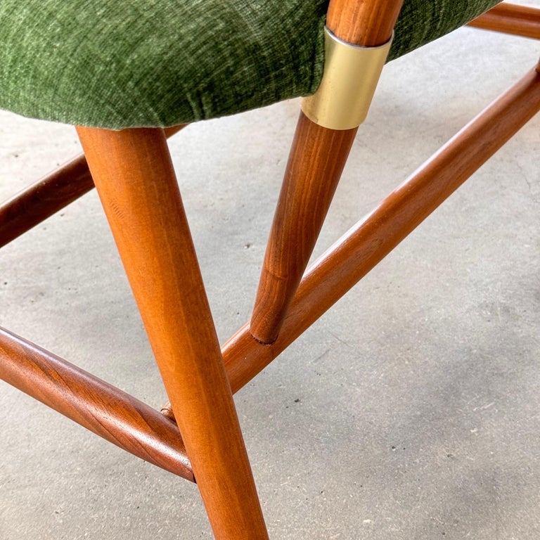 Natural Beech Armchairs in the Style of Alf Svensson, Contemporary, Italy