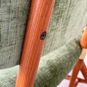 Natural Beech Armchairs in the Style of Alf Svensson, Contemporary, Italy