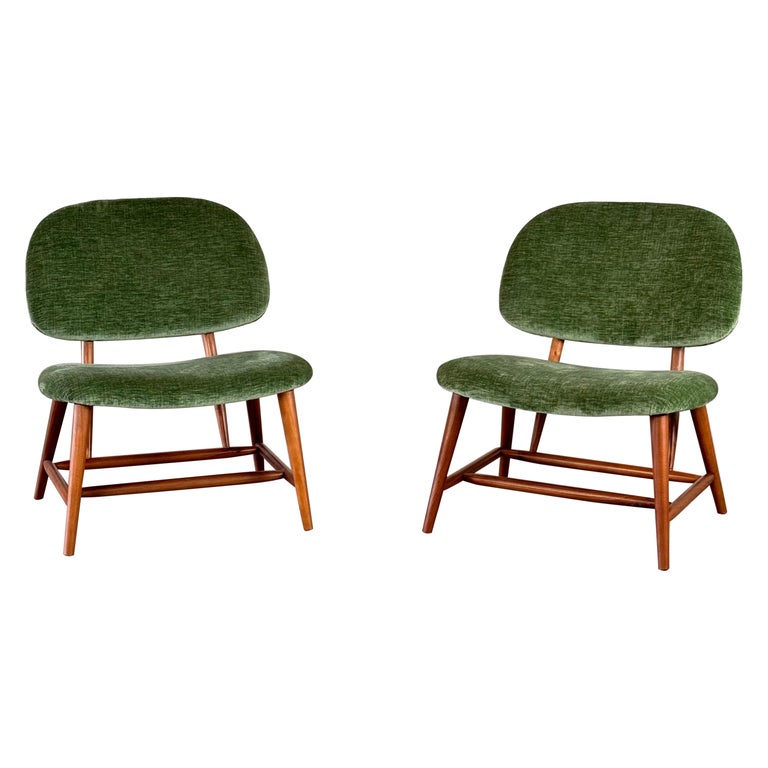 Natural Beech Armchairs in the Style of Alf Svensson, Contemporary, Italy
