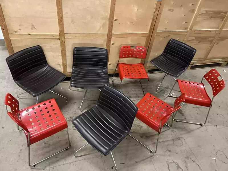 Omk Chair Arper Catifa 53 Leather Studio Chair: / Mismatched Sets