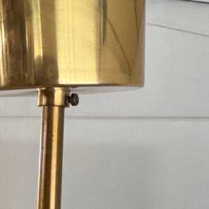 Orrefors Brass and Crystal Ceiling Lamps by Carl Fagerlund, Sweden, 1960s