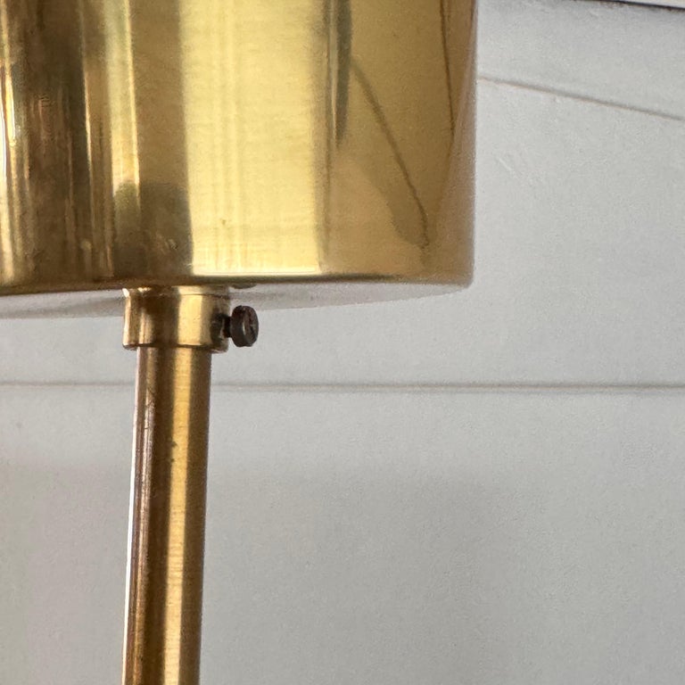 Orrefors Brass and Crystal Ceiling Lamps by Carl Fagerlund, Sweden, 1960s