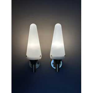 Pair of "1670" Hans-Agne Jakobsson Wall Lamps, Markaryd (Sweden), 1950s