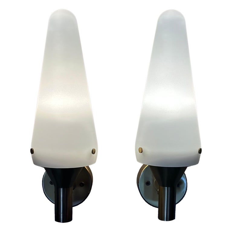 Pair of "1670" Hans-Agne Jakobsson Wall Lamps, Markaryd (Sweden), 1950s
