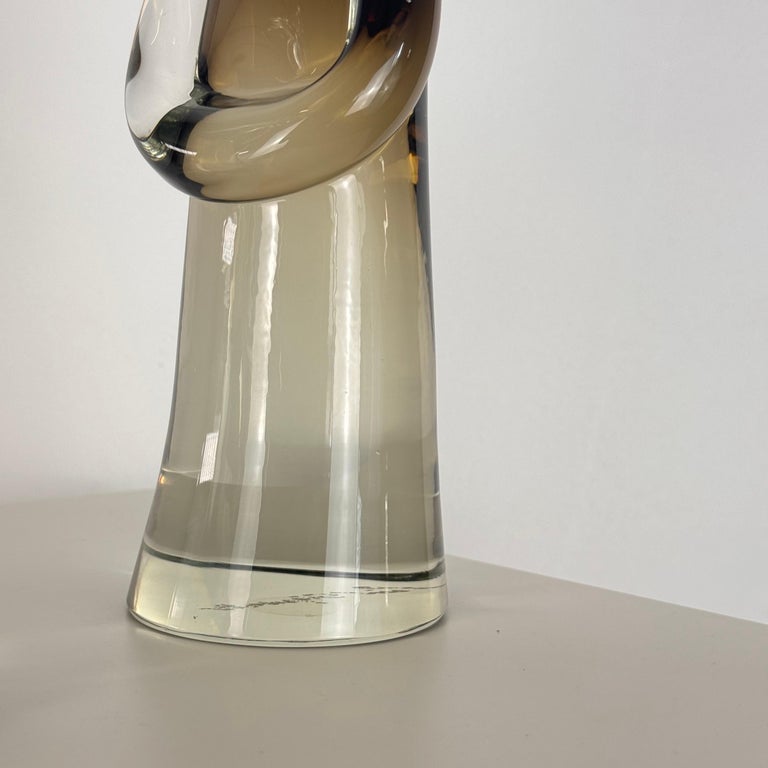 Pair of Chinese Figural Statues in Murano Glass by Pino Signoretto, Italy, 1970s