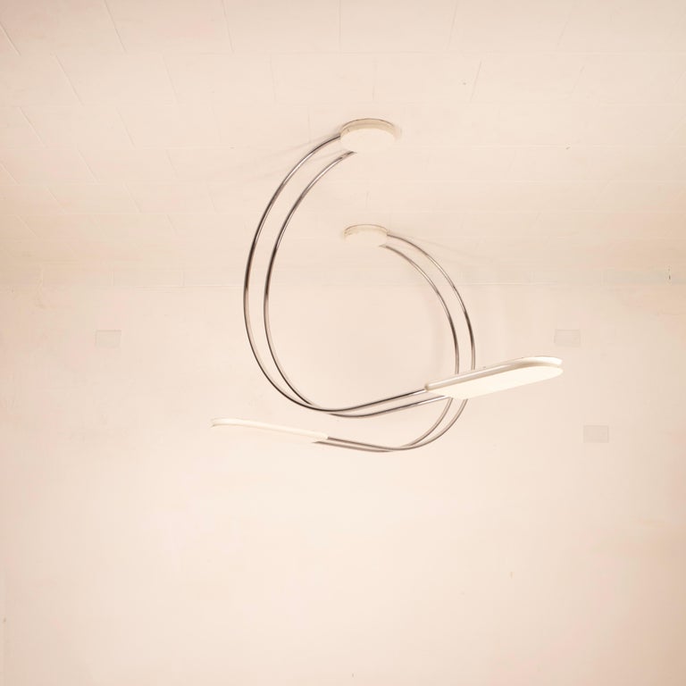 Pair of "Gesto" lamps by Bruno Gecchelin for Skipper