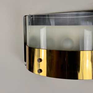 Pair of "LP19 Monaco" Wall Lights by Luigi Caccia Dominioni for Azucena, 1980s