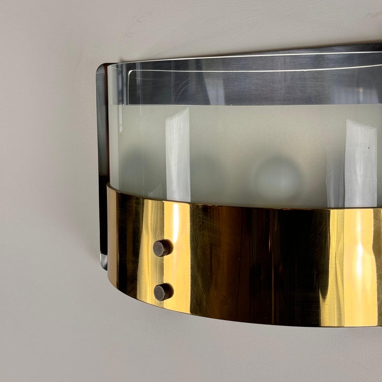 Pair of "LP19 Monaco" Wall Lights by Luigi Caccia Dominioni for Azucena, 1980s