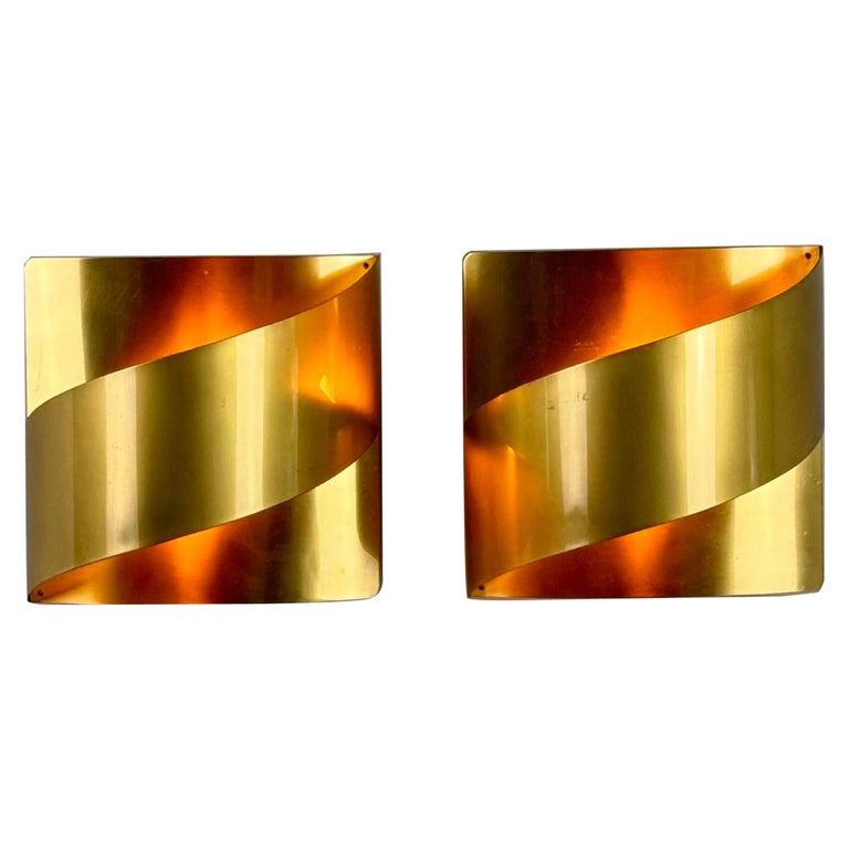 Pair of Peter Celsing Wall Lights for Falkenbergs Belysning, Sweden, 1960s