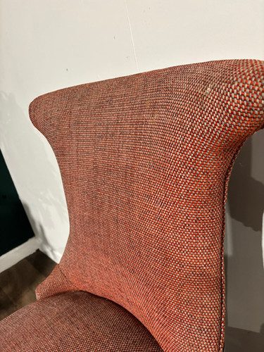 Pair of Pink Contemporary Upholstered Chairs