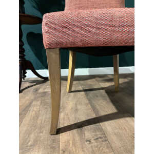 Pair of Pink Contemporary Upholstered Chairs