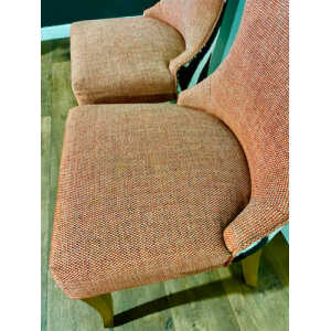 Pair of Pink Contemporary Upholstered Chairs