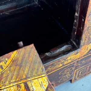 Pair of Qing Dynasty Lacquered Wood Sideboards, c. 1870-1880