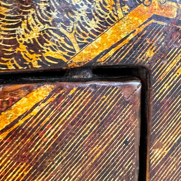 Pair of Qing Dynasty Lacquered Wood Sideboards, c. 1870-1880