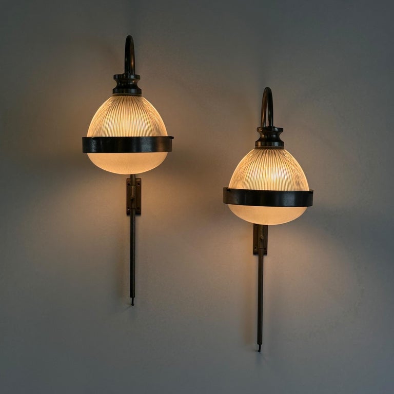 Pair of Wall Sconces by Sergio Mazza for Artemide, Milano, 1960s